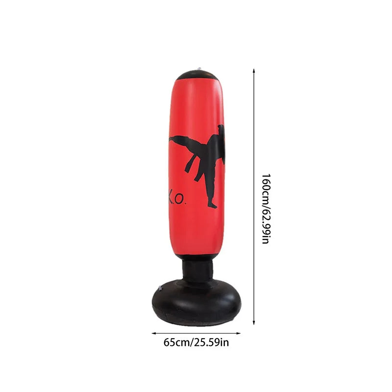 160cm Inflatable Boxing Bag for Kids and Adults-2